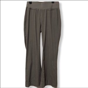 Motherhood Maternity Comfort Slacks Gray Pin Stripe Size M (8/10)